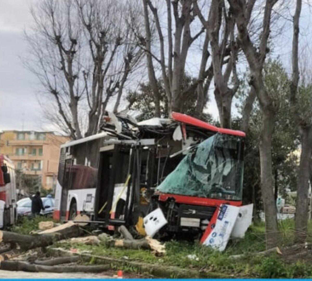 autobus anm schianta contro albero scampata tragedia