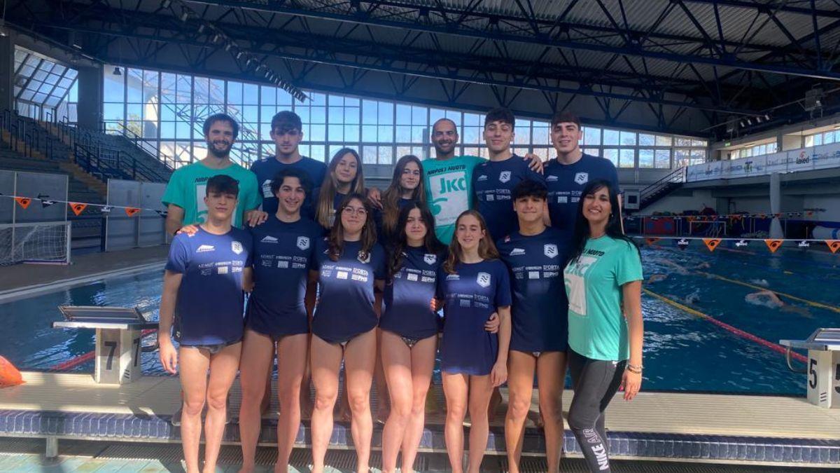 criteria nazionali giovanili nuoto undici atleti monterusciello gara riccione
