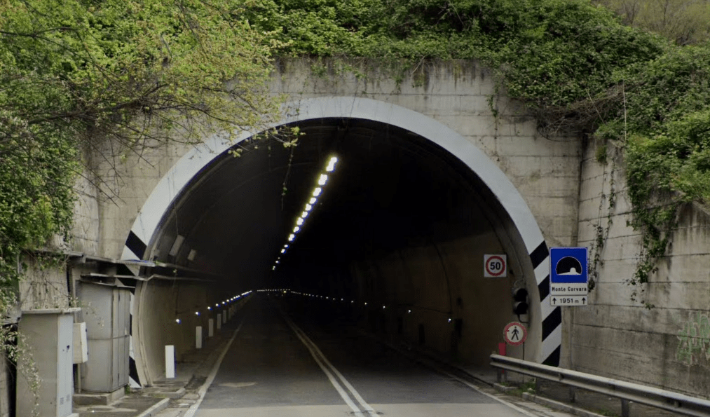 chiusura tunnel monte corvara