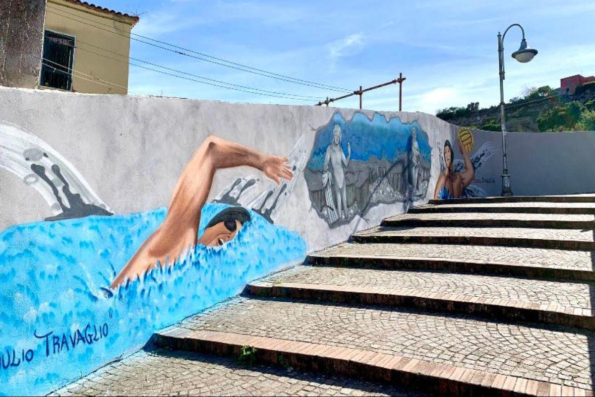 murale nuoto pallanuoto bacoli