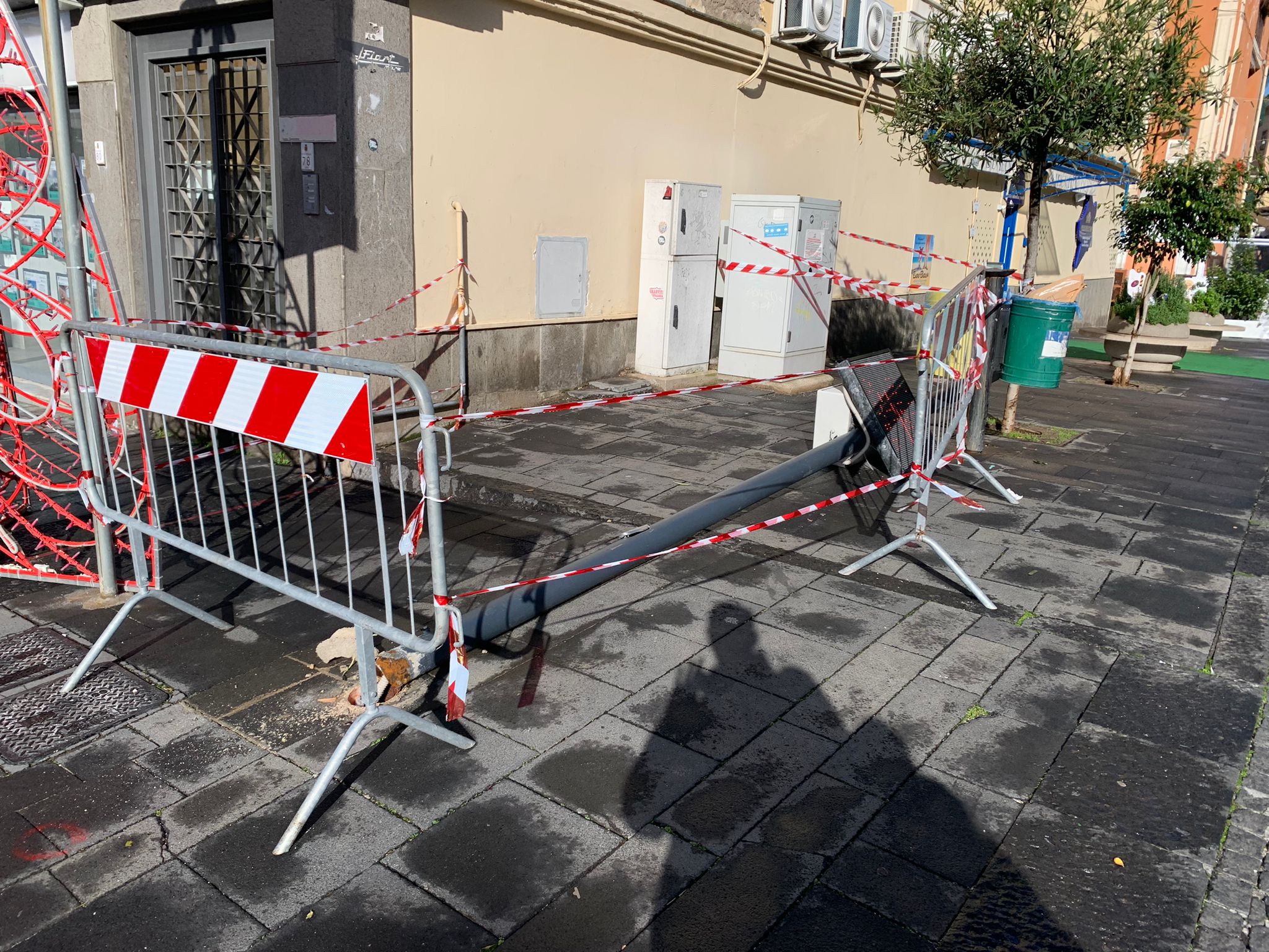 palo ztl centro storico pozzuoli